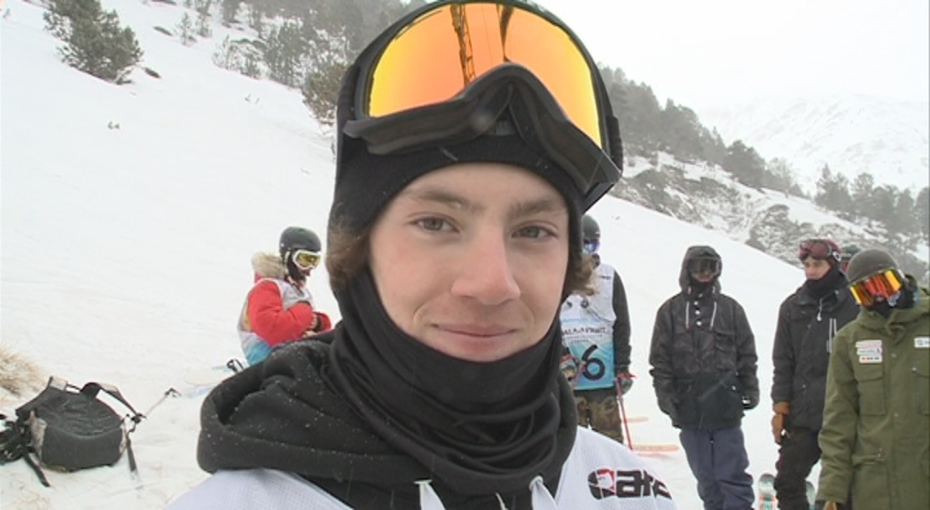 Carles Aguareles, cinquè a la Copa d'Europa de slopestyle