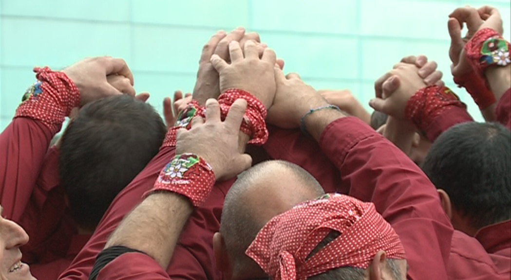 Els Castellers d'Andorra tanquen la temporada amb una diada a Escaldes