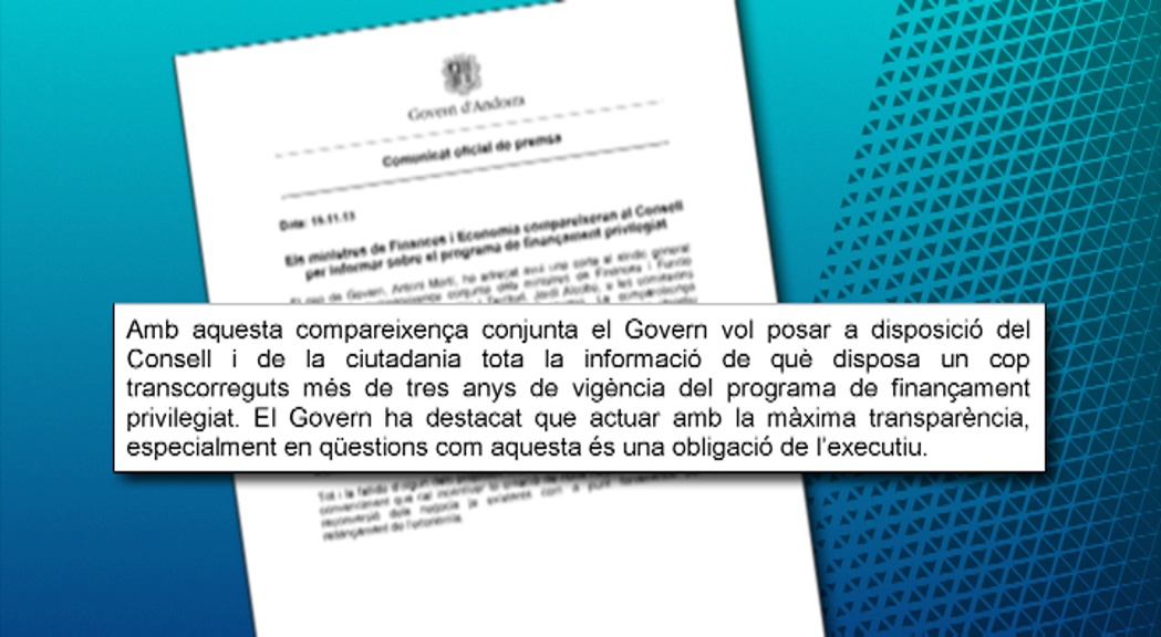 Cinca i Alcobé compareixeran per explicar el finançament privilegiat