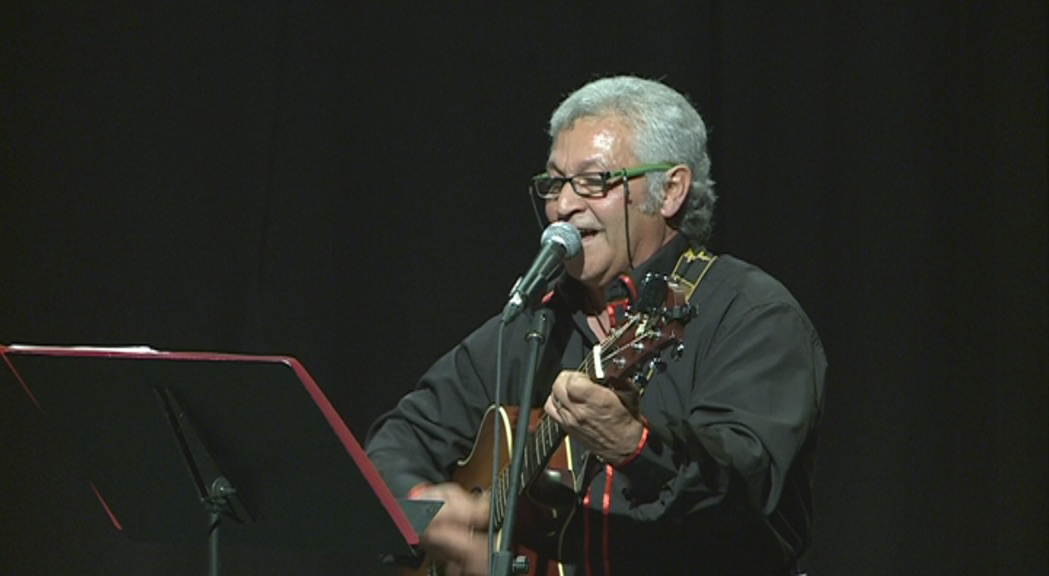 El cantant alguerès Giancarlo Sanna actua a Encamp