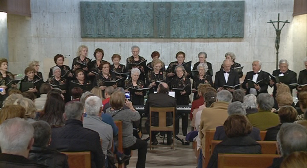 Concert del cor de la Casa Pairal de la capital per la missa de la Immaculada