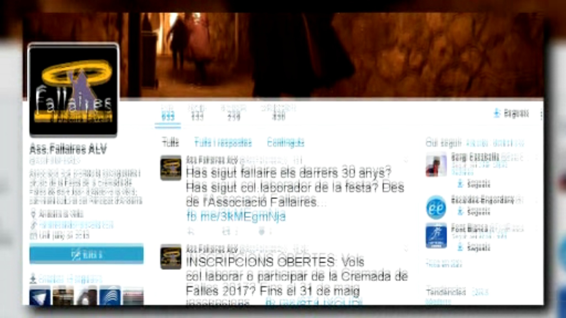 Els Fallaires fan una crida a tots els membres per al trentè aniversari