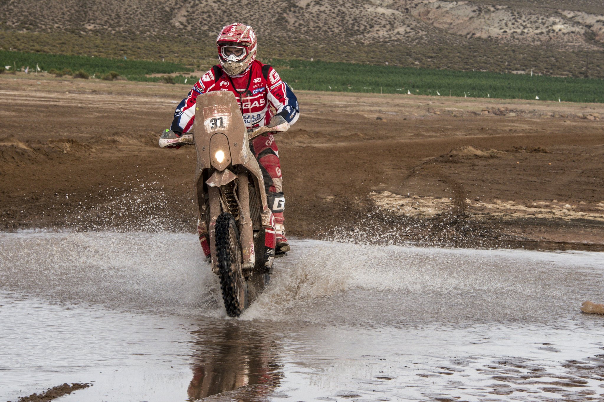 Cristian España, 31è en la vuitena etapa del Dakar