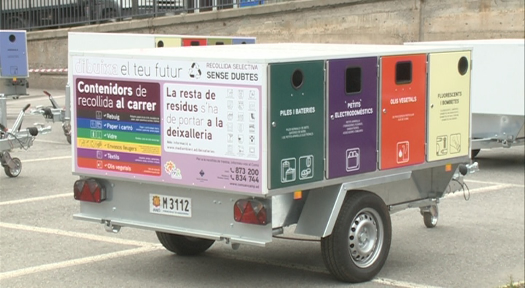 Les deixalleries mòbils estaran operatives a partir del juny per facilitar el reciclatge