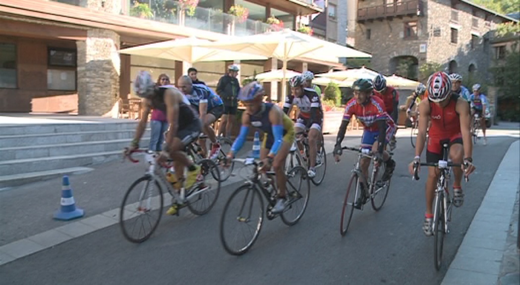 Els germans Teixidó i David Albós, a la 10a Duatló d'Ordino