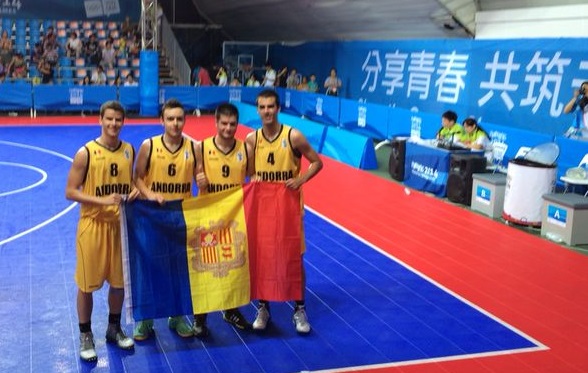  L'equip masculí de bàsquet 3x3 als Jocs Olímpics de la Jove