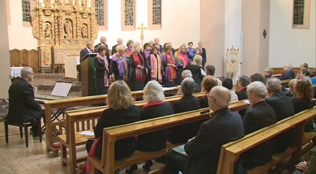 Recital de l'Orfeó Andorrà i el cor L'Espiga a l'església de Sant Esteve