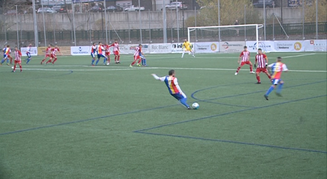 El FC Andorra recupera el partit amb el Vall amb la vista posada a la zona alta