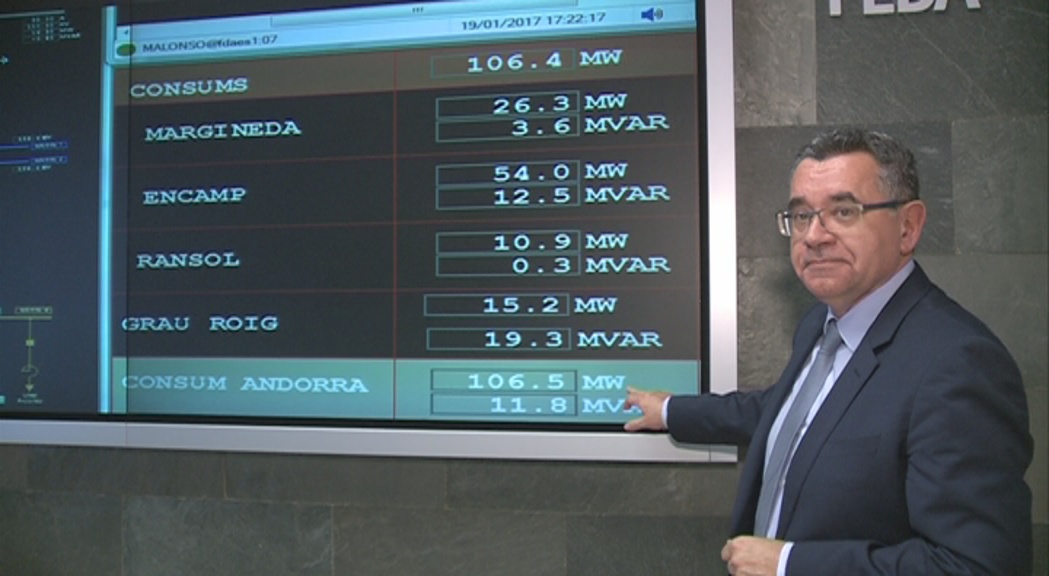 FEDA insisteix que l'augment del preu de l'energia no afectarà Andorra