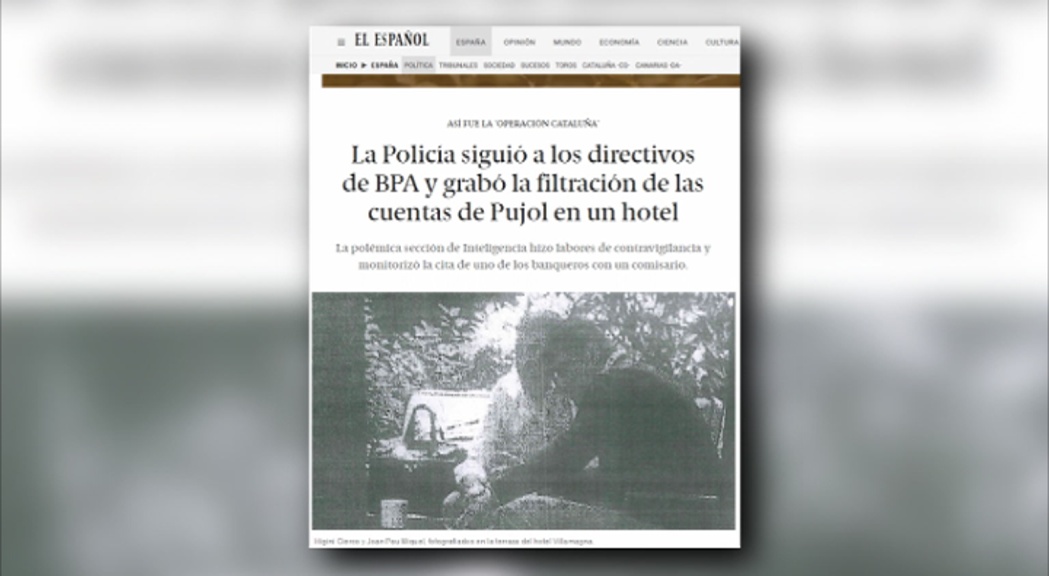 La policia espanyola vigilava Miquel i H. Cierco a Madrid, segons "El Español"