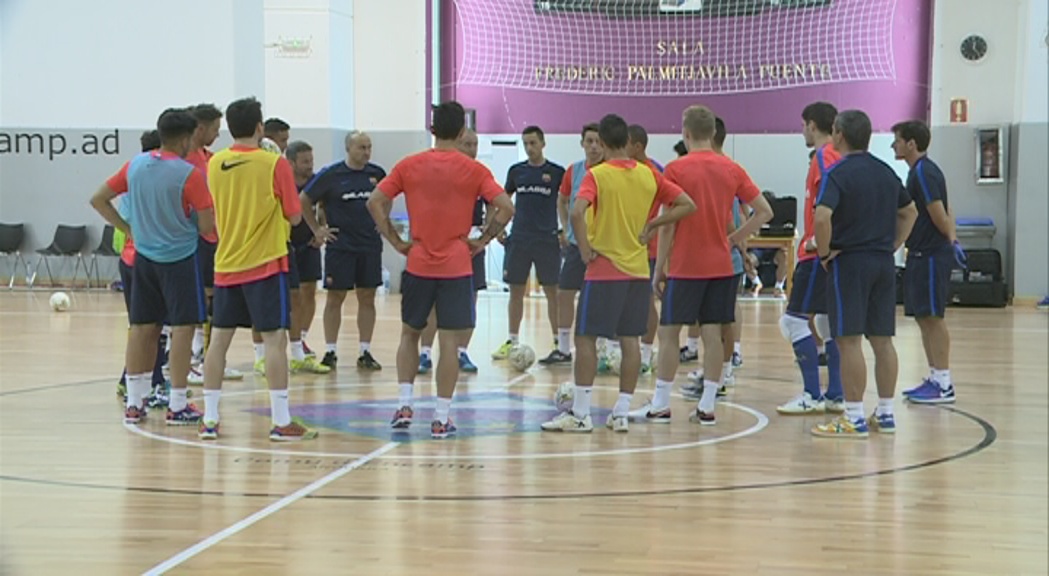 La pretemporada a Encamp, més important que mai per al Barça de futbol sala