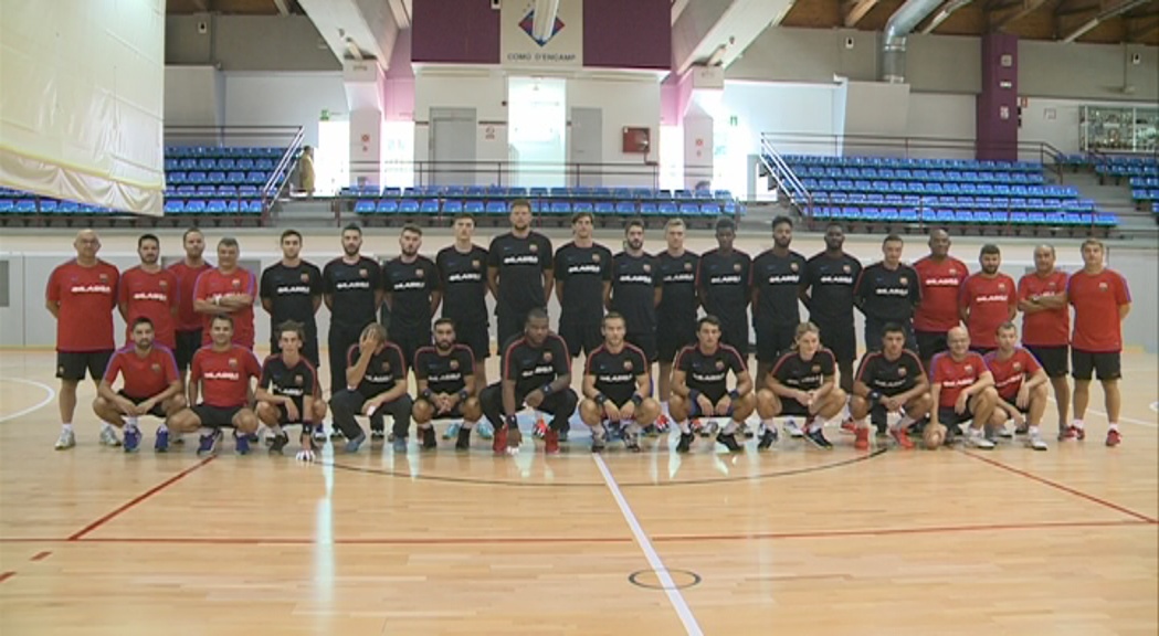 El Barça d'handbol es prepara de nou a Encamp