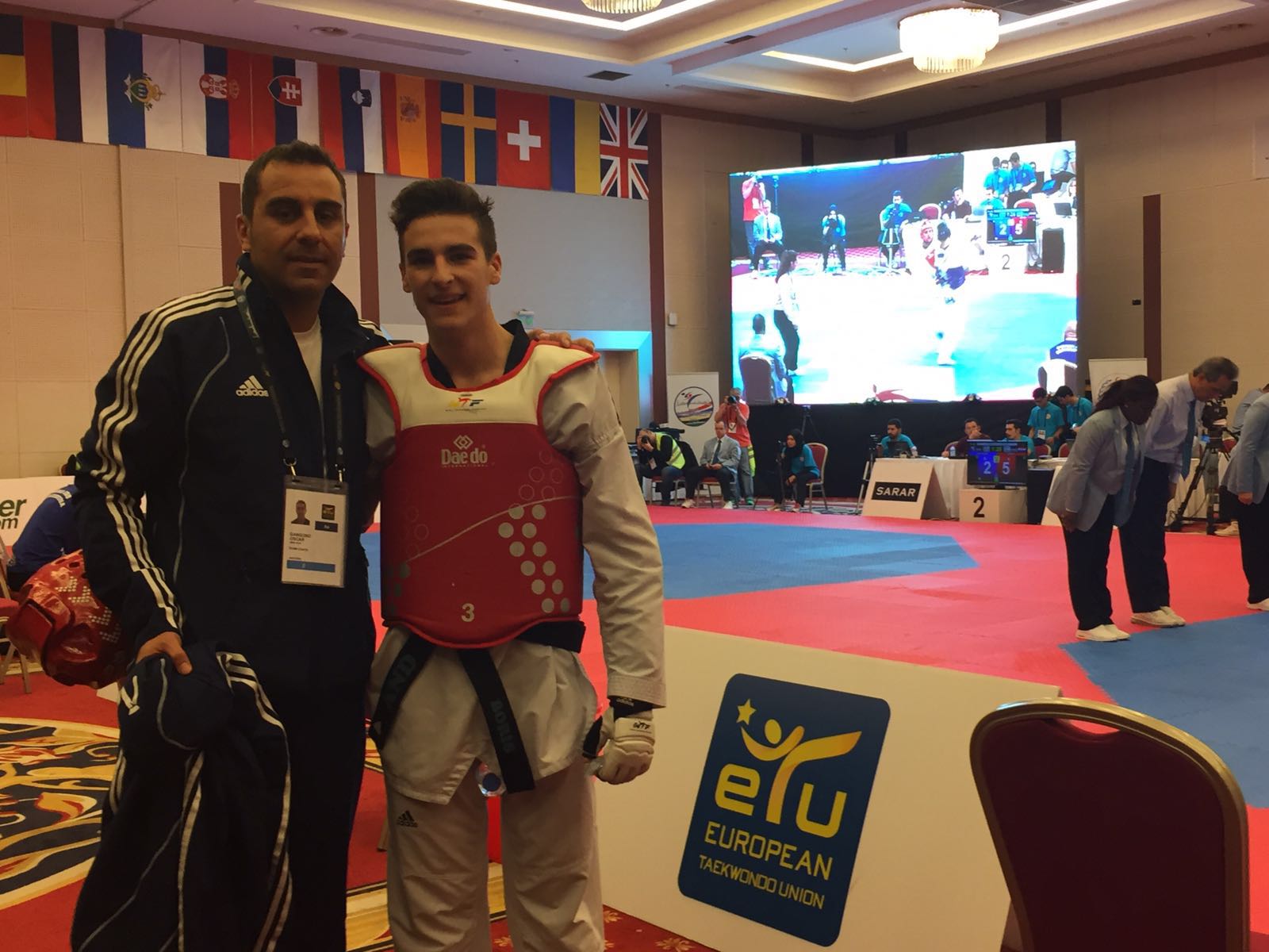 Dos representants de la Federació de Taekwondo competeixen al preolímpic de Turquia