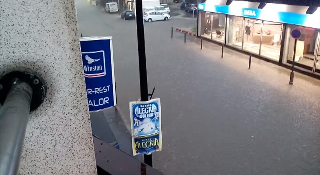 Les inundacions van tornar a afectar ahir Santa Coloma.