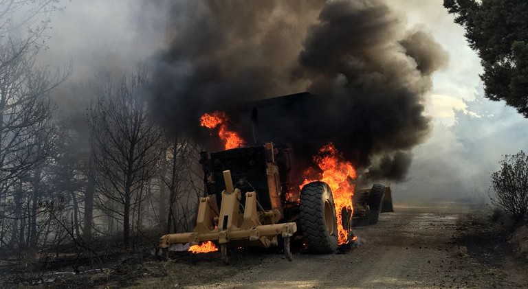 Controlat l'incendi de Montferrer i Castellbò després de cremar entre 13 i 15 hectàrees