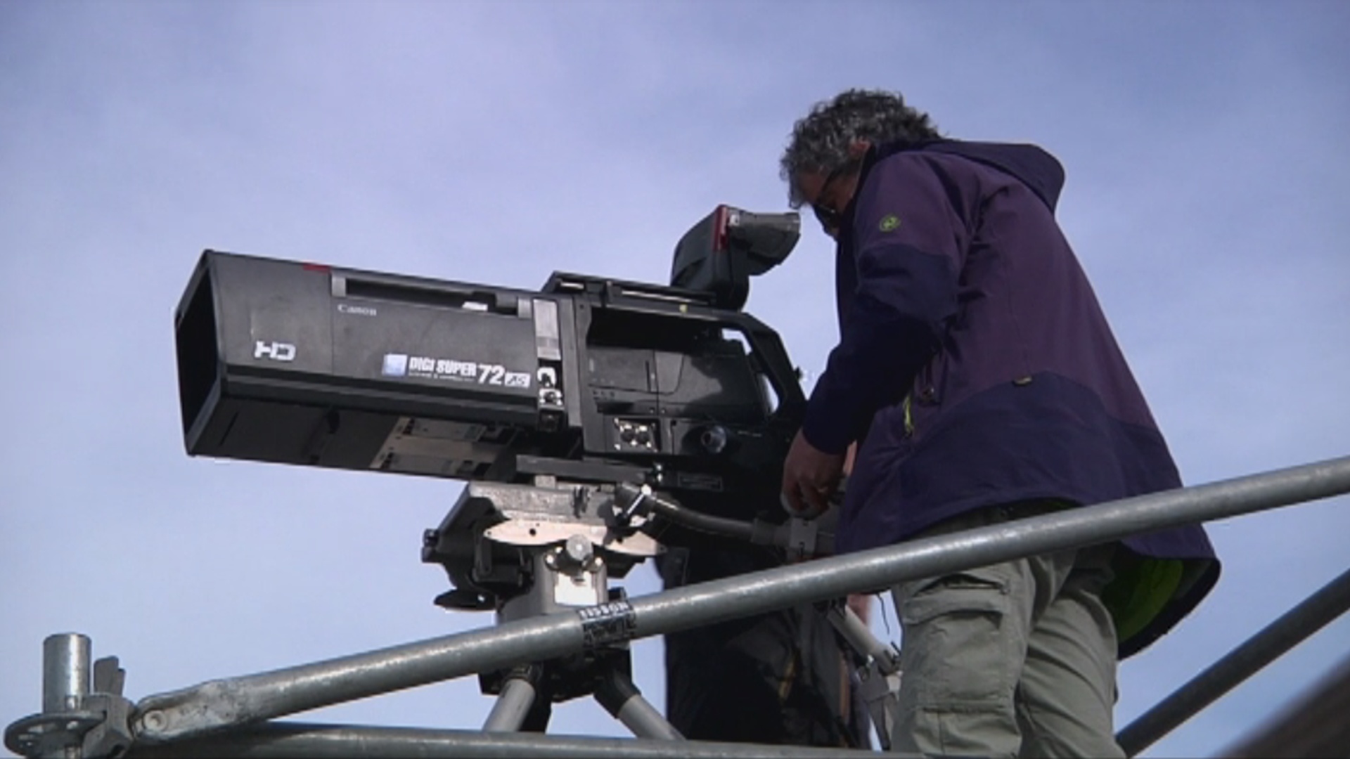 La productora televisiva de la Copa del món d'esquí alpí visita Grandvalira