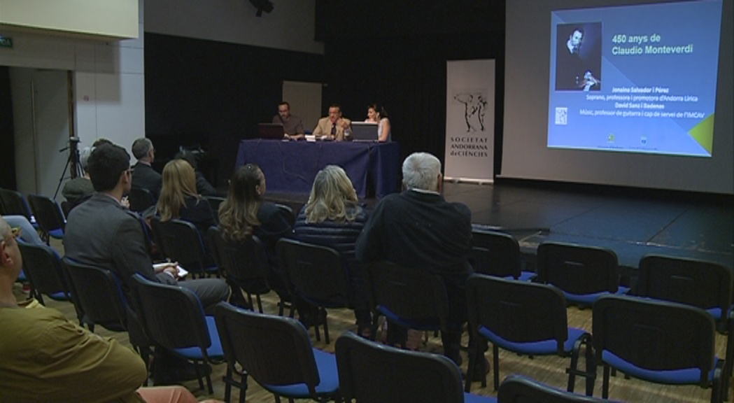 Jonaina Salvador i David Sanz repassen la trajectòria de Claudio Monteverdi en una conferència