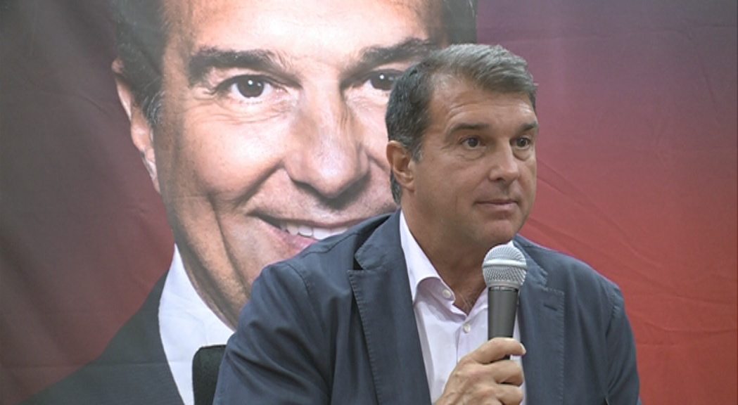 Joan Laporta presenta la candidatura a Andorra