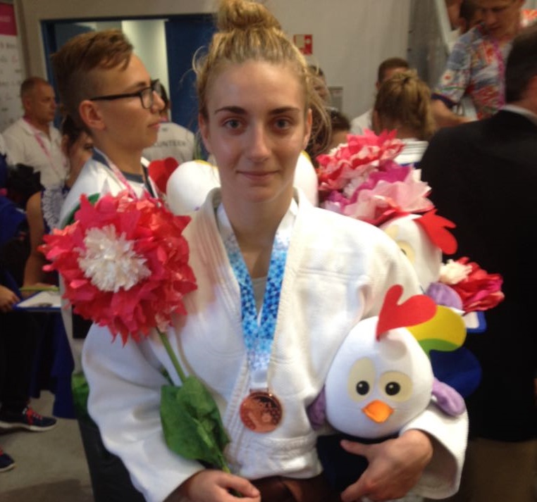 Bronze històric de la judoka Léa Adam al Festival Olímpic de la Joventut Europea