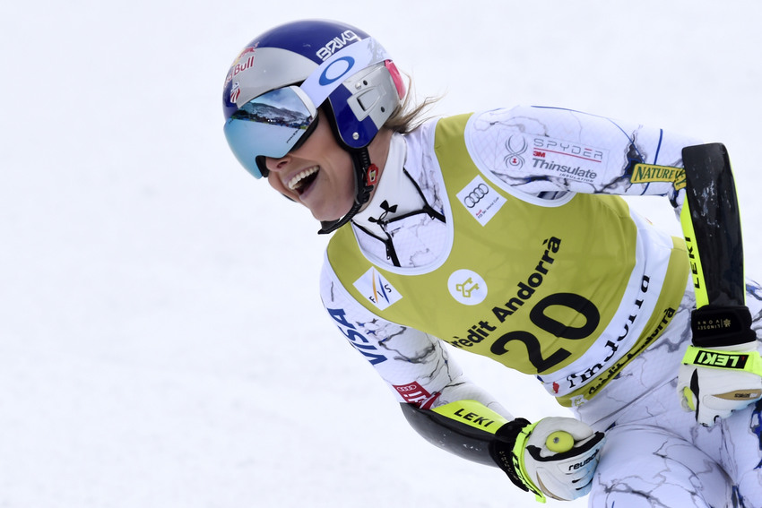 Lindsey Vonn tanca una Copa del Món d'èxit líder de la classificació