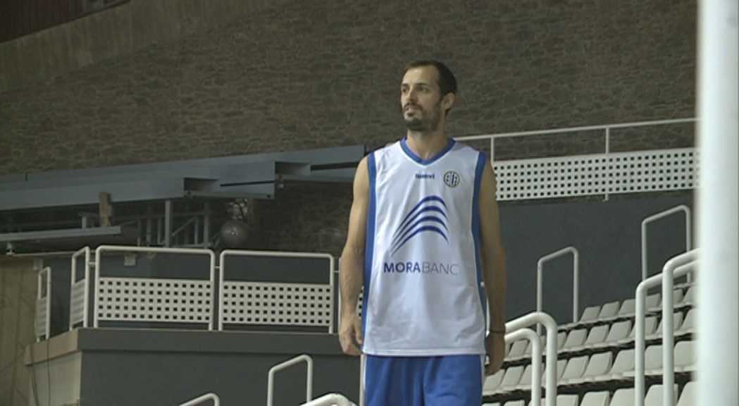 Marc Blanch vol tornar a aixecar l'afició com a jugador ACB