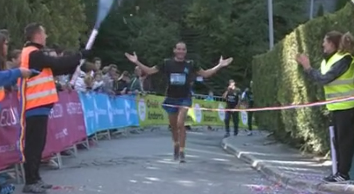 Marcos Sanza, guanyador de la 8a Cursa Popular d'Anyós Park