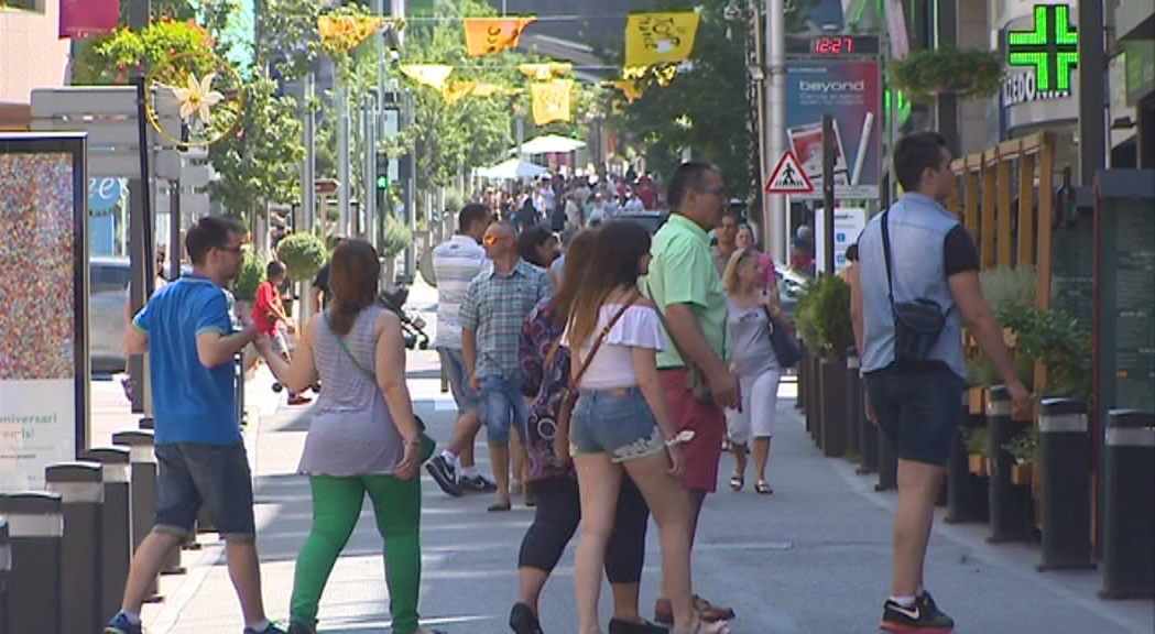 La part baixa de l'avinguda Meritxell ja és per a vianants 12 hores al dia