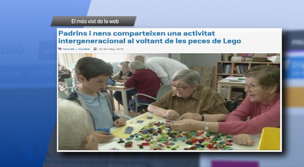 El taller intergeneracional amb peces Lego, el més vist a Andorra Difusió