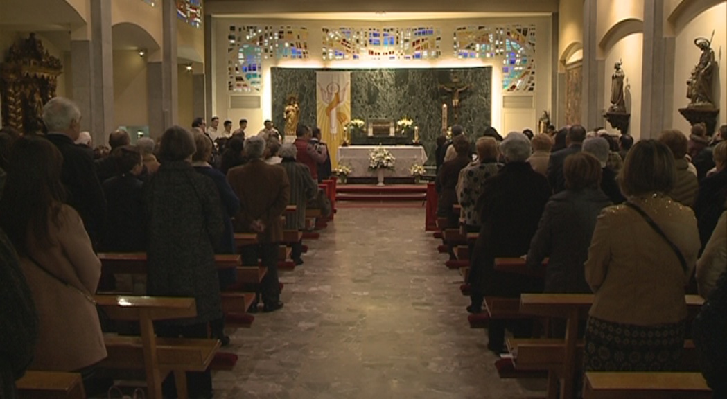 Sant Julià de Lòria celebra la missa de Diumenge de Pasqua