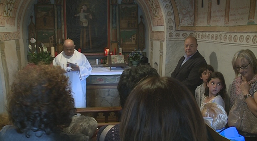 Una cinquantena d'assistents celebren la diada de Sant Antoni de l'Aldosa