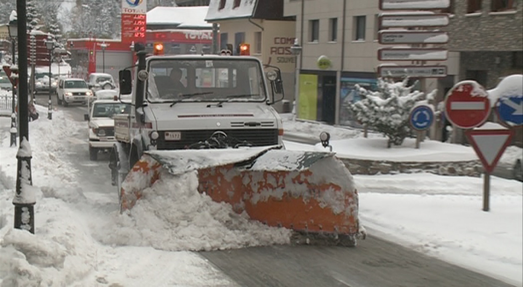 La neu cobreix tot el país sense incidències