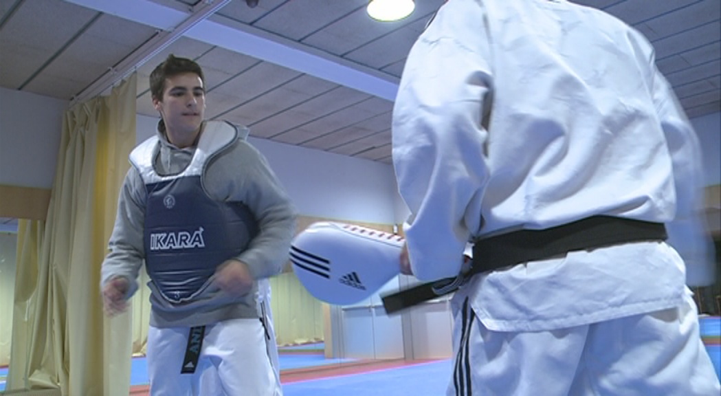 Podis de Jorge González i Boris Ruiz al Campionat de Catalunya de taekwondo