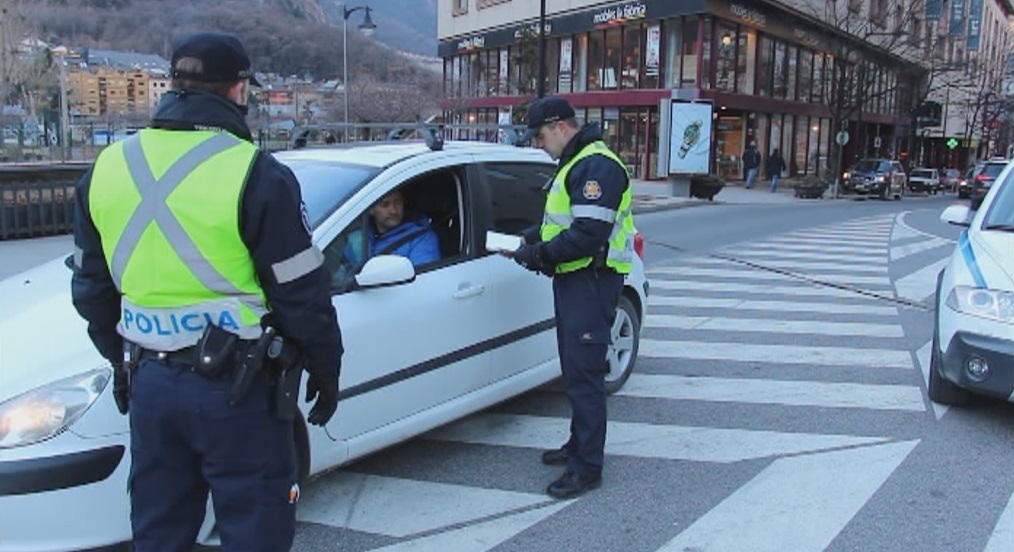 La policia vol reduir els accidents amb ferits