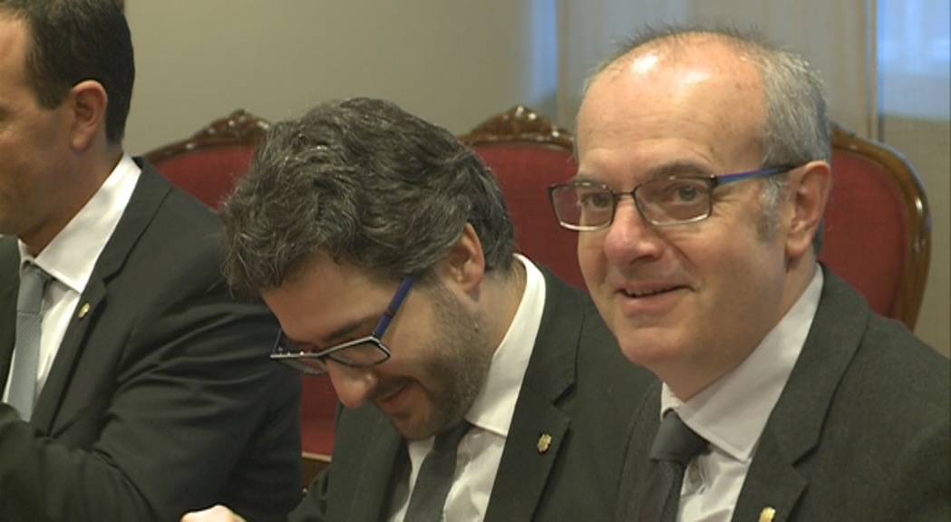 Primer consell de ministres amb Carles Alvarez Marfany