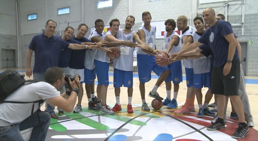 Primer entrenament de l'equip ACB