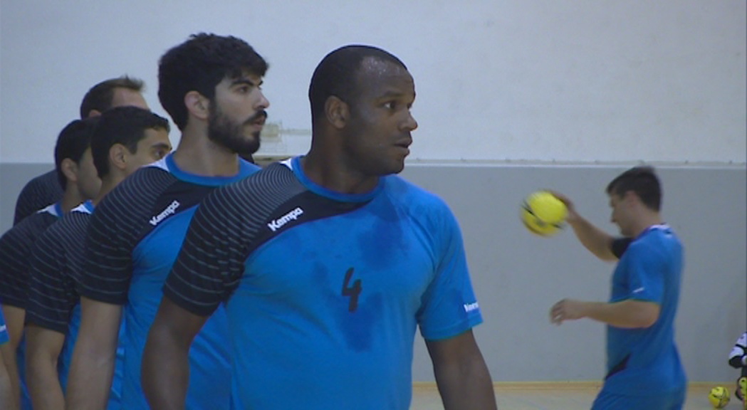 La Selecció del Qatar d'handbol es prepara a Encamp