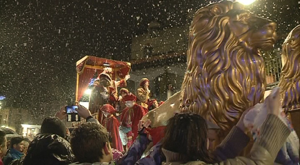 La neu i els Reis Mags arriben junts a Andorra