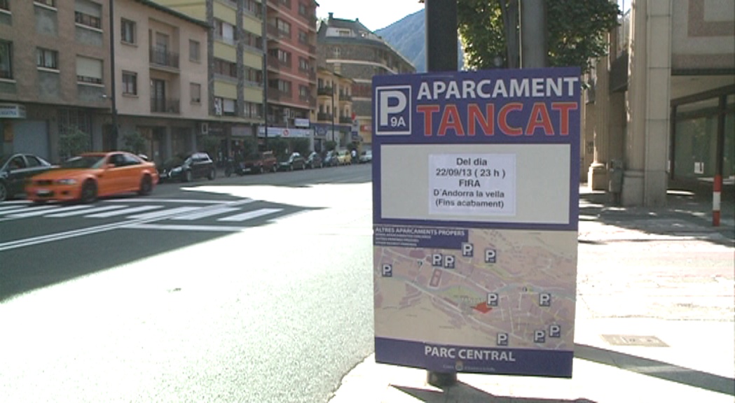 Restriccions a diversos carrers d'Andorra la Vella