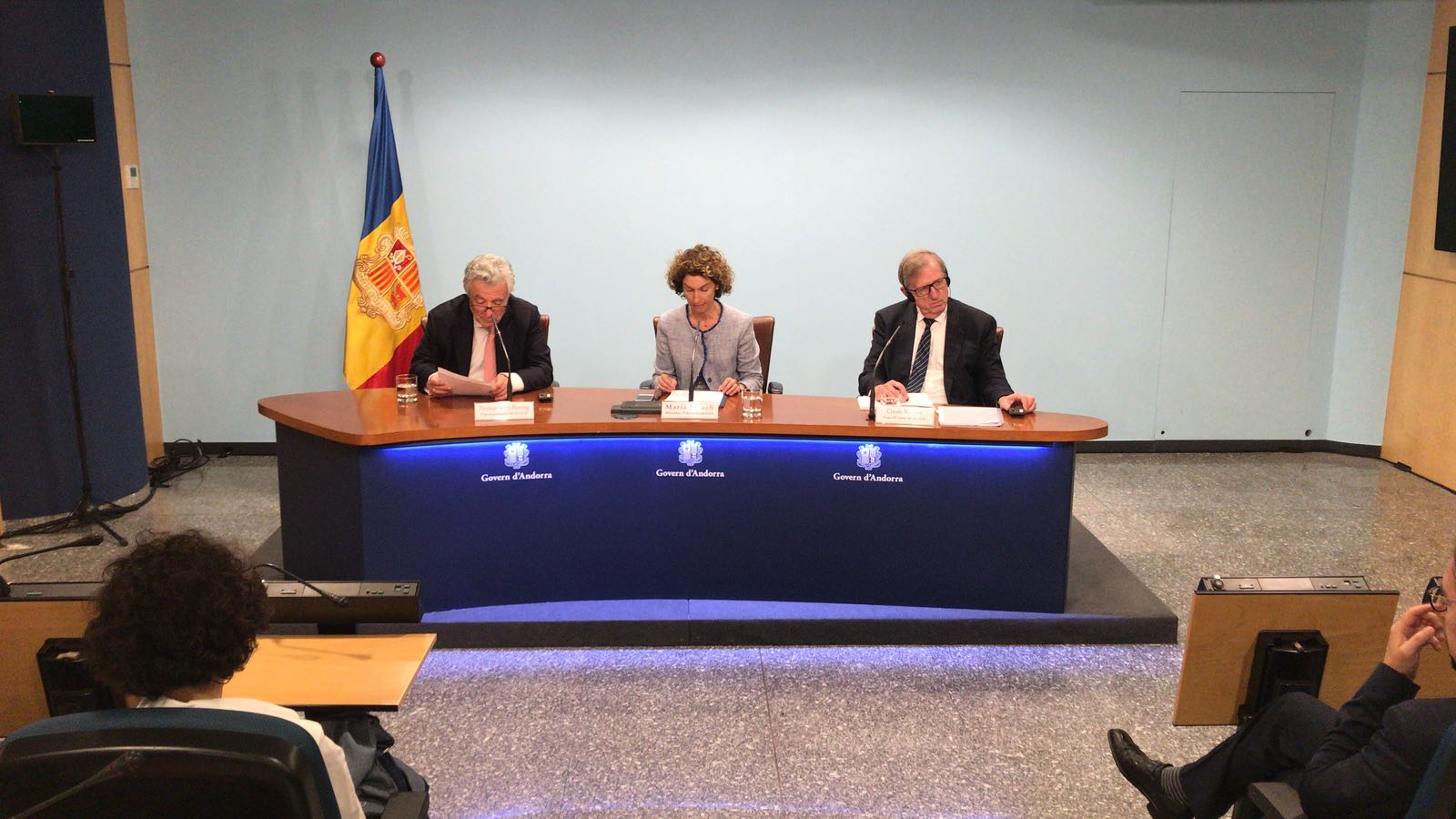 Roda de premsa completa sobre el tancament de l’acord de lliure circulació de mercaderies amb la Unió Europea 