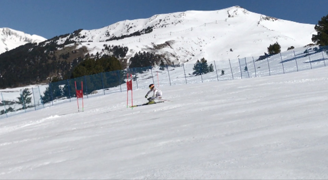 Doble victòria per a Roger Puig al Campionat d'Espanya d'esquí adaptat