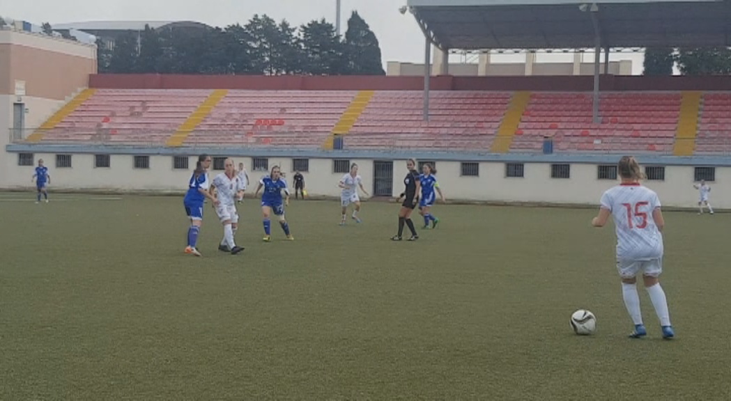 La selecció femenina de futbol ha tancat dijous la gira de