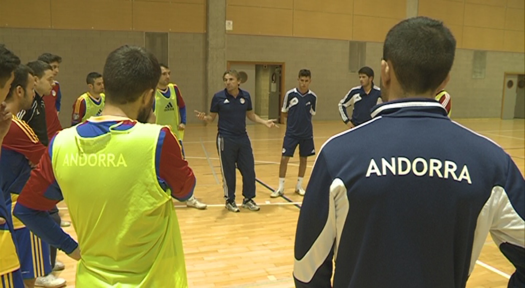 Relleu generacional en l'amistós de la selecció de futbol sala contra Malta