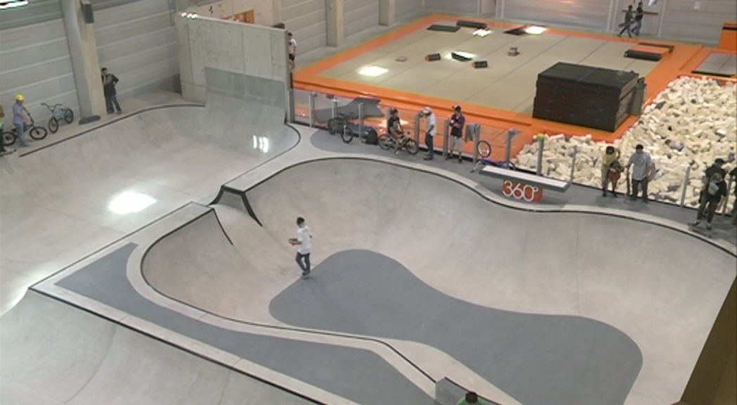 Nou skate park per als professionals i aficionats a l'estil lliure