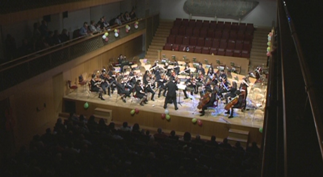 Èxit absolut del tradicional concert de Santa Cecília, amb 160 intèrprets a l'escenari