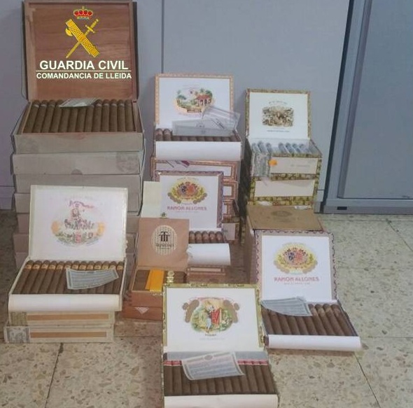 La guàrdia civil decomissa tabac de contraban valorat en més de 24.000 euros