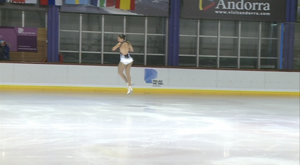 Tània Margarido comença amb mal peu l'Open internacional de patinatge