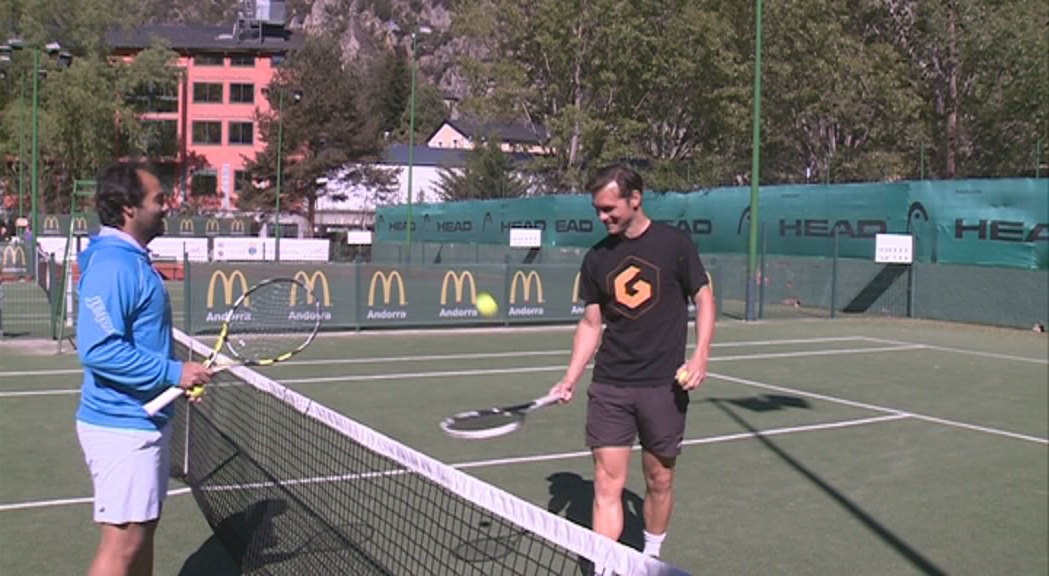 Els tennistes Poux i Recouderc representaran Andorra als Jocs dels Petits Estats a Islàndia