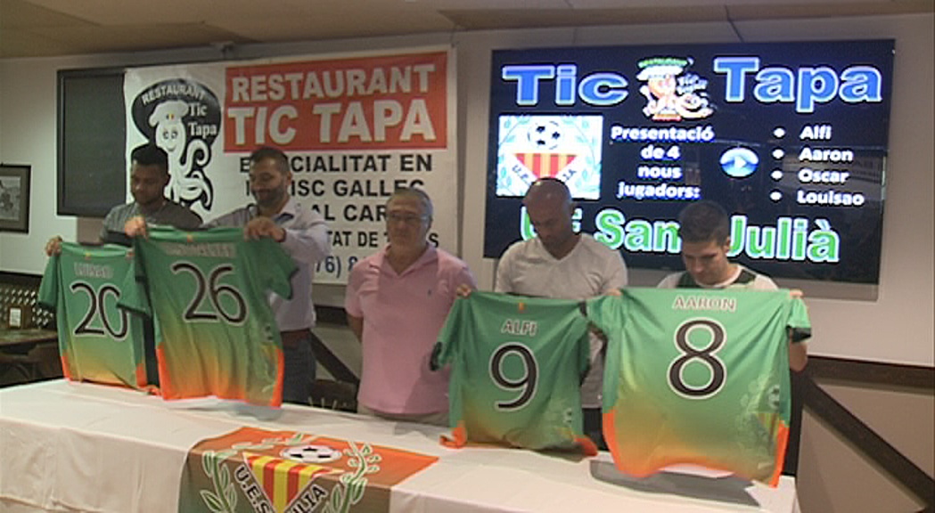 El Tic Tapa Sant Julià es reforça amb jugadors de nivell