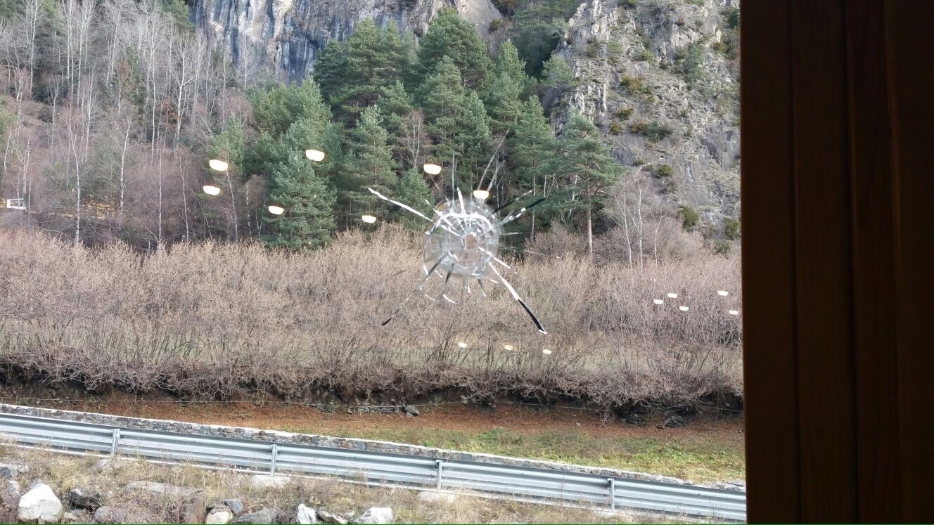 La policia investiga un impacte d'arma de foc a la Borda Raubert