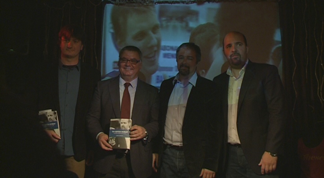 Gabriel Fernàndez presenta "Tu estàs sonat", un llibre centrat en la figura de Gorka Aixàs